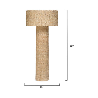 Big Island Floor Lamp - line drawing.