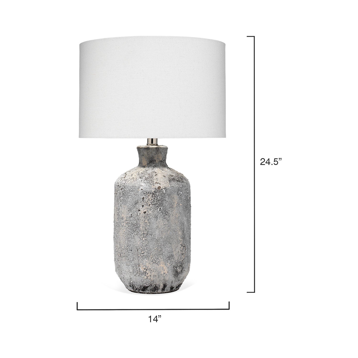 Blaire Table Lamp - line drawing.