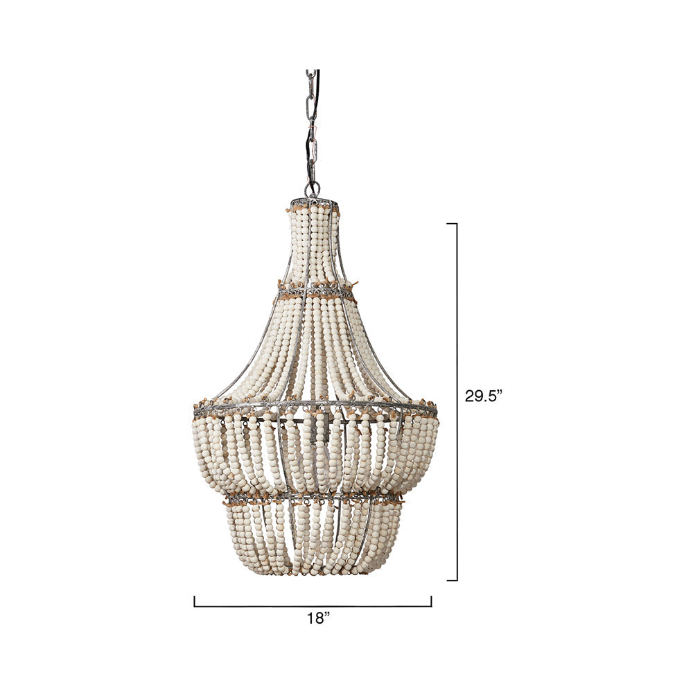 Blanca Chandelier - line drawing.