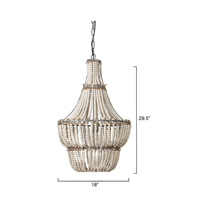 Blanca Chandelier - line drawing.