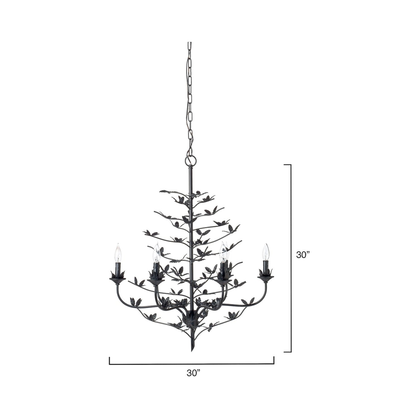 Blooming Chandelier - line drawing.