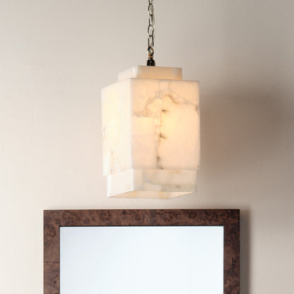 Borealis Cube Pendant Light in Detail.
