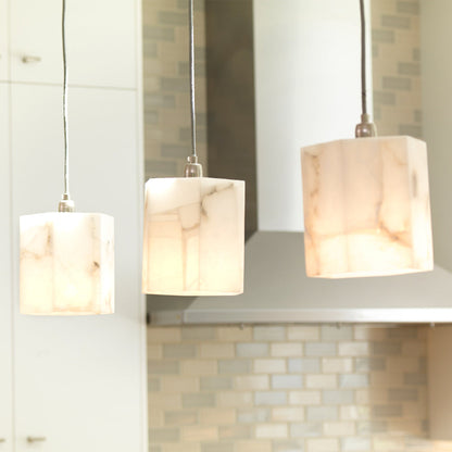 Borealis Hexagon Pendant Light in Detail.