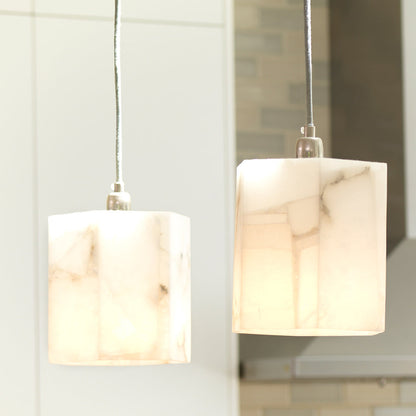 Borealis Hexagon Pendant Light in Detail.