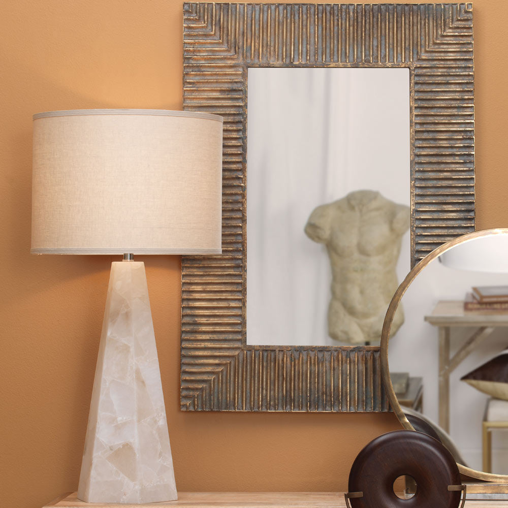 Borealis Hexagon Table Lamp in Detail.