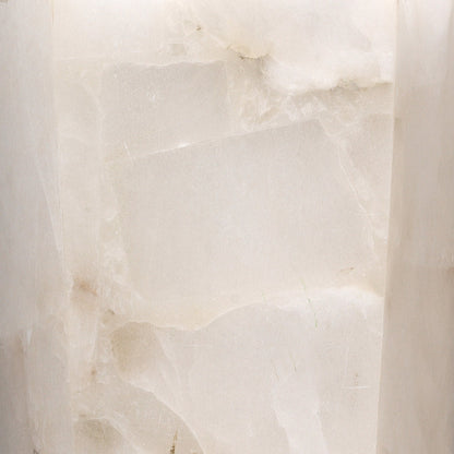 Borealis Tall Hexagon Wall Light in Detail.