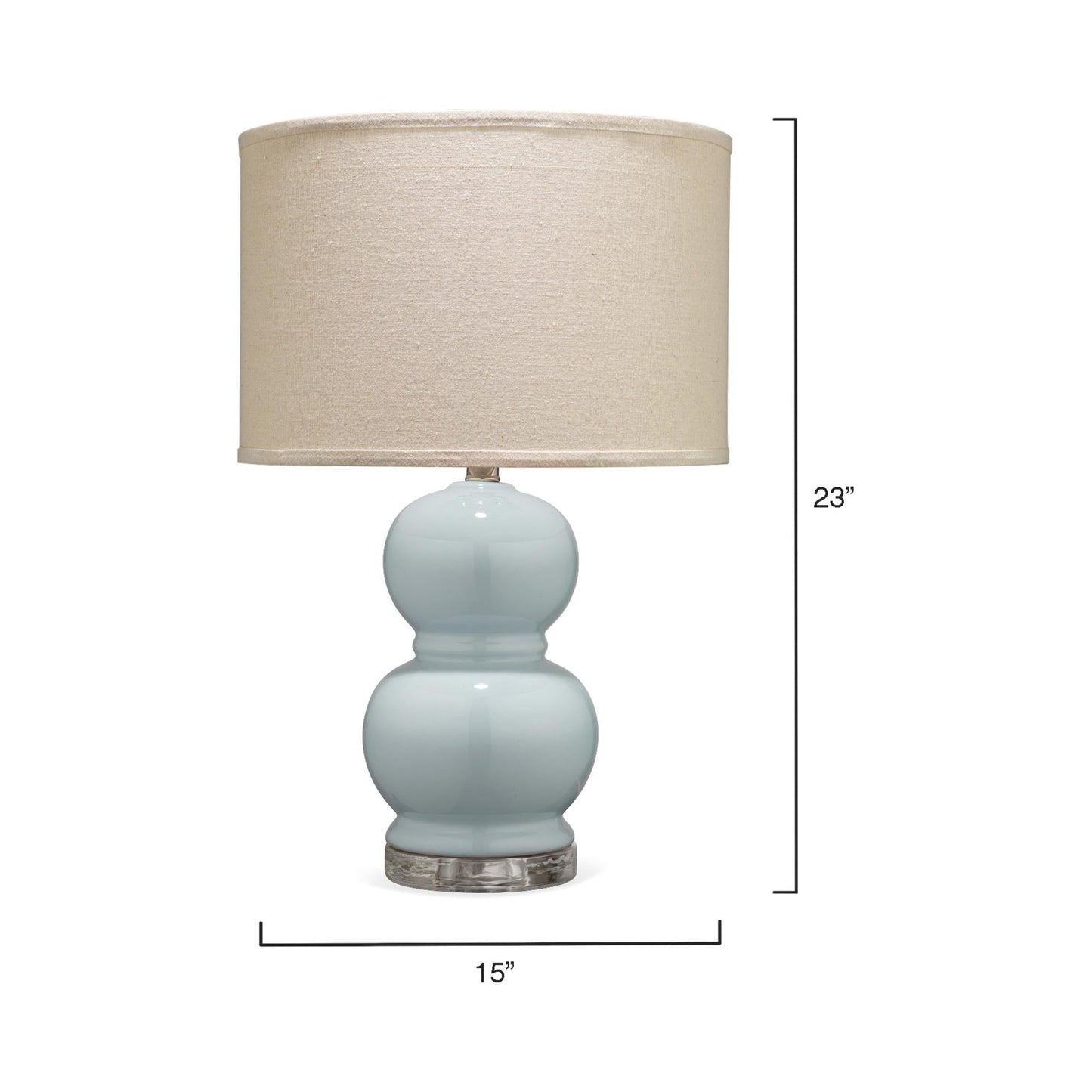 Bubble Table Lamp - line drawing.