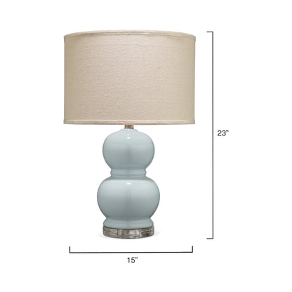 Bubble Table Lamp - line drawing.