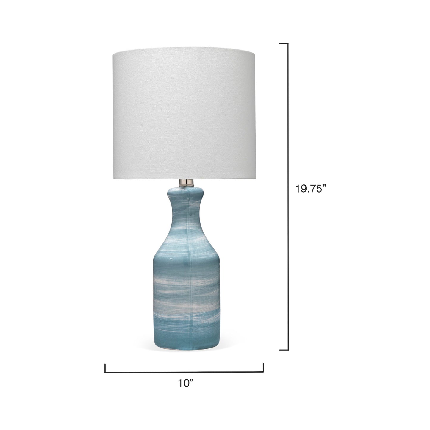 Bungalow Table Lamp - line drawing.