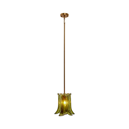 Cala Pendant Light in Green.