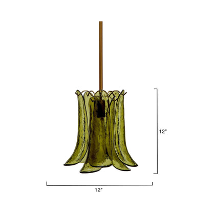 Cala Pendant Light - line drawing.