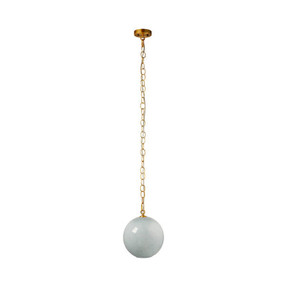 Camber Pendant Light in Blue.