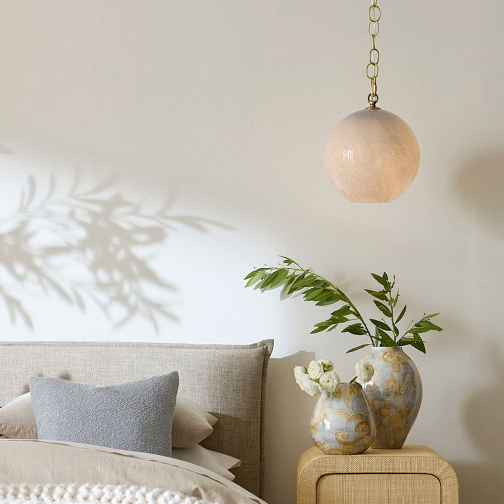 Camber Pendant Light in bedroom.