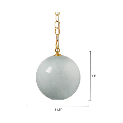 Camber Pendant Light - line drawing.
