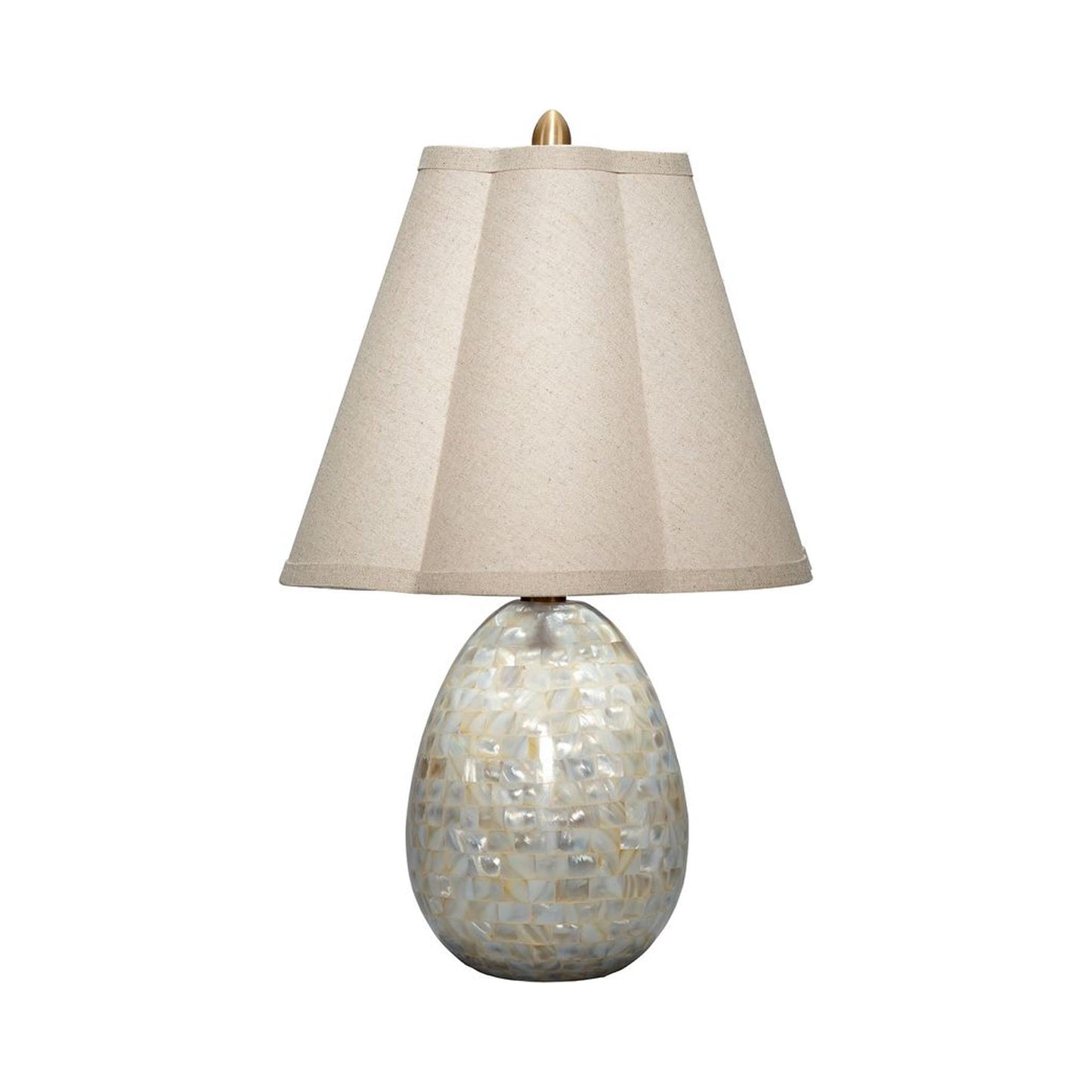 Capsule Table Lamp in White.