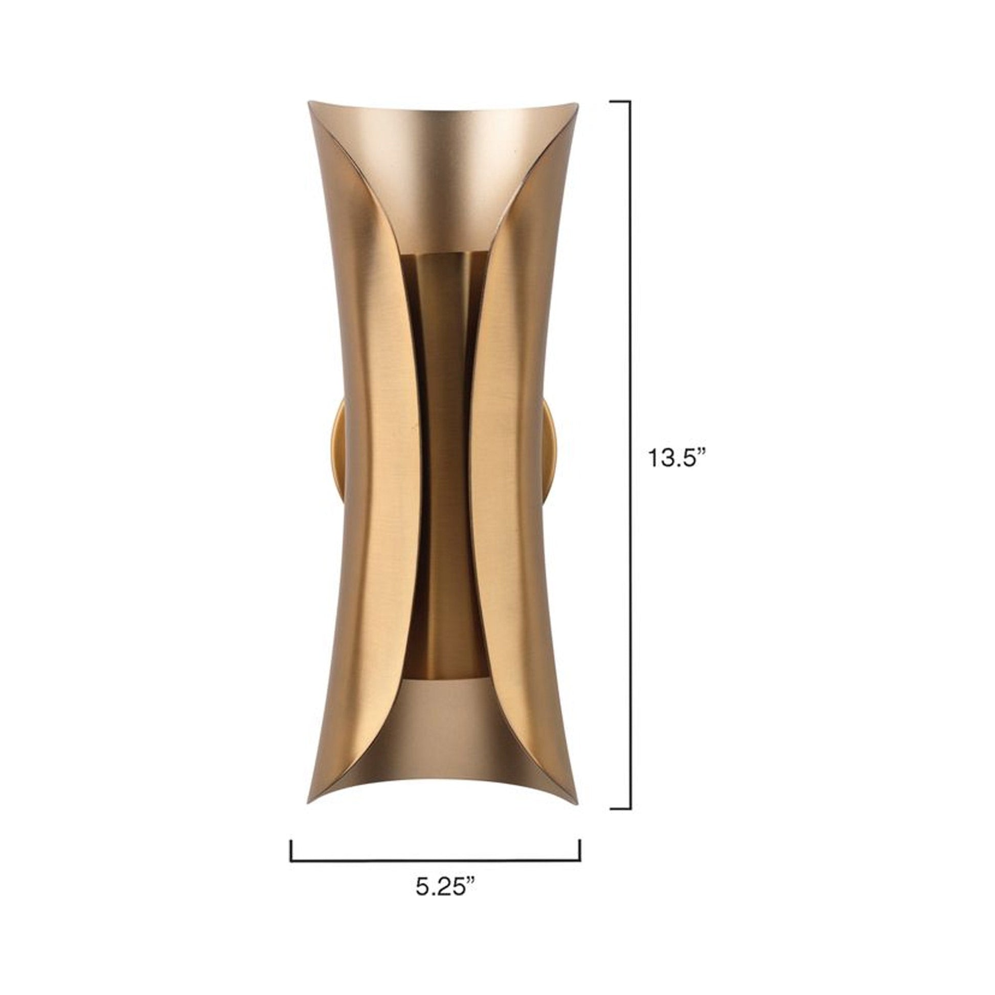 Capsule Wall Light - line drawing.