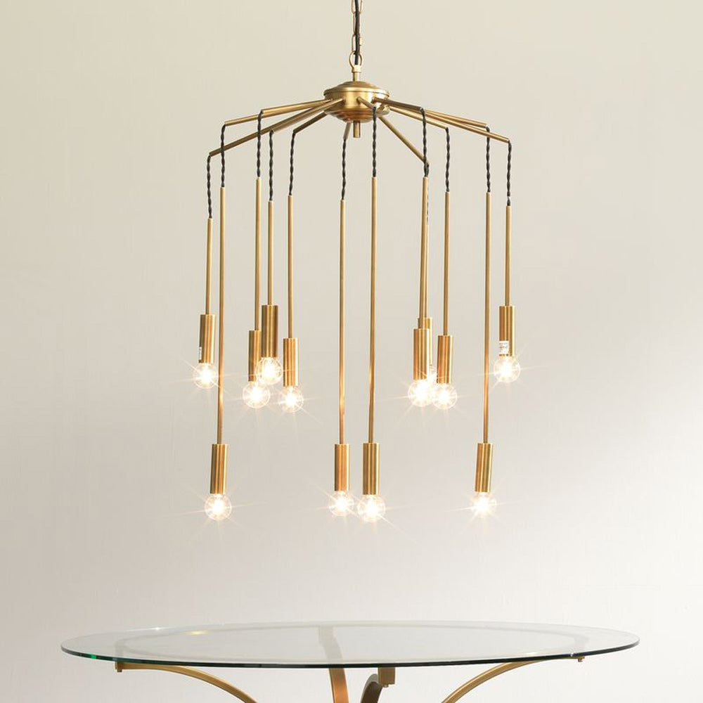 Cascade Chandelier in Detail.