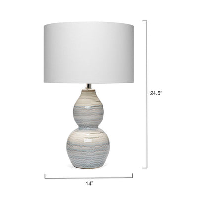 Catalina Table Lamp - line drawing.