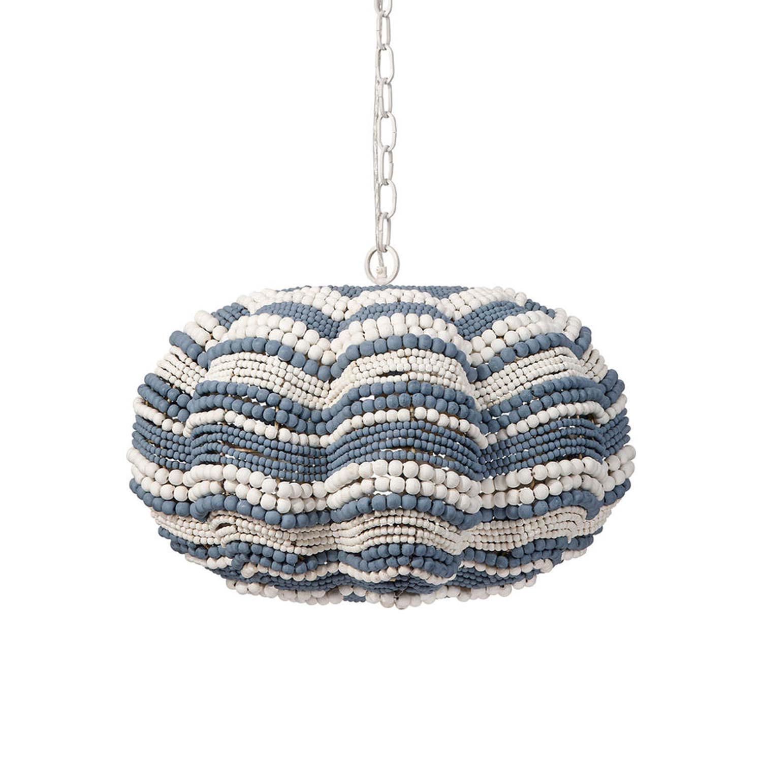 Clamshell Chandelier in Blue (Small).