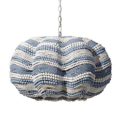 Clamshell Chandelier in Blue (Extra Large).