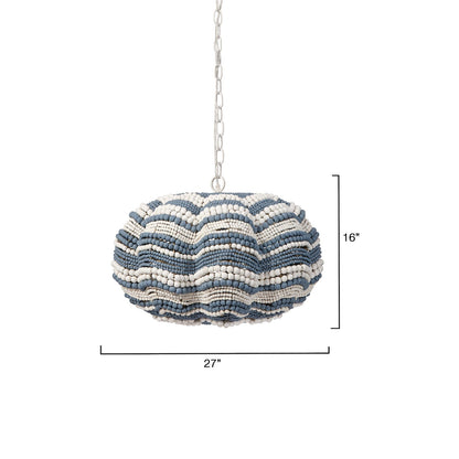 Clamshell Chandelier - line drawing.