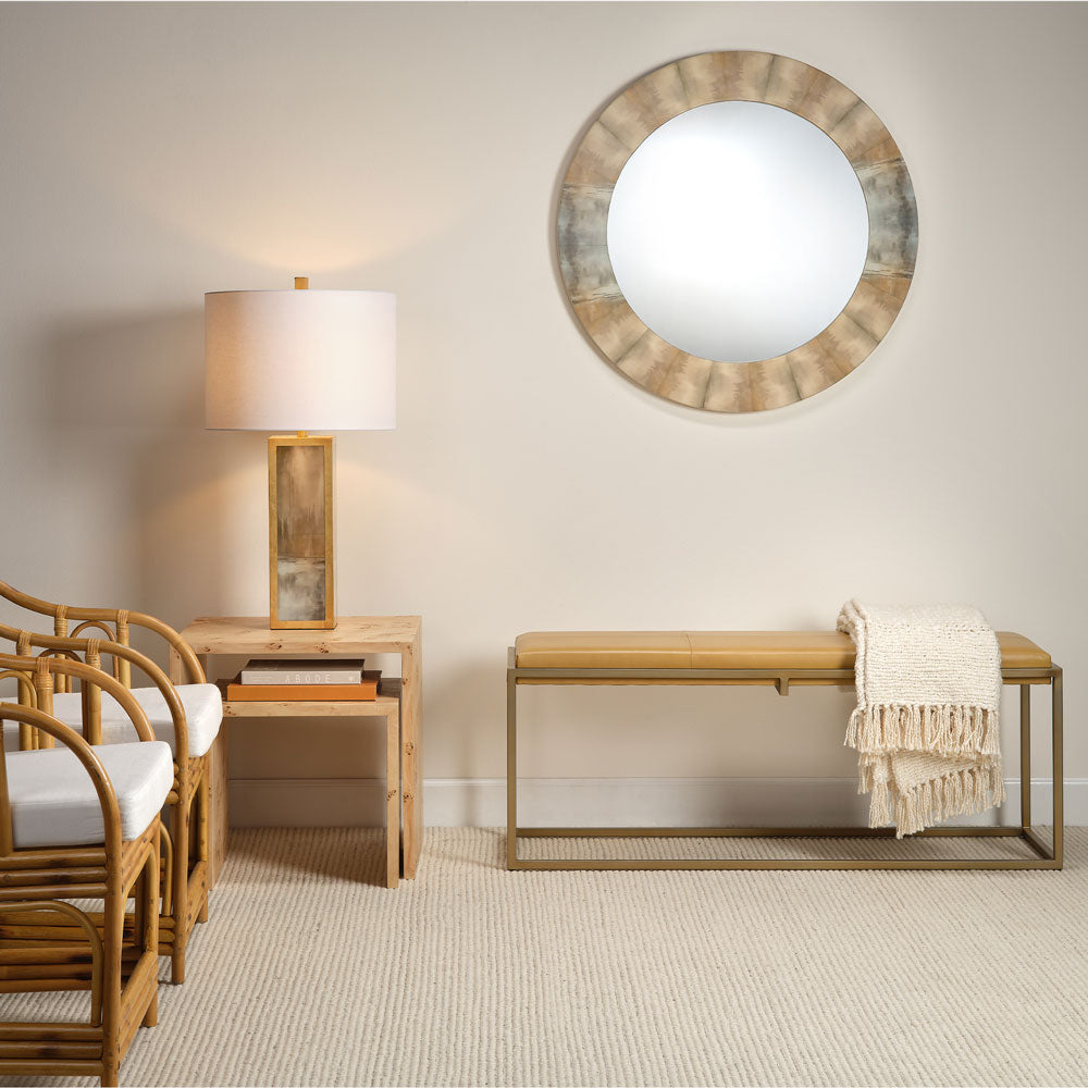 Cloudscape Table Lamp in living room.