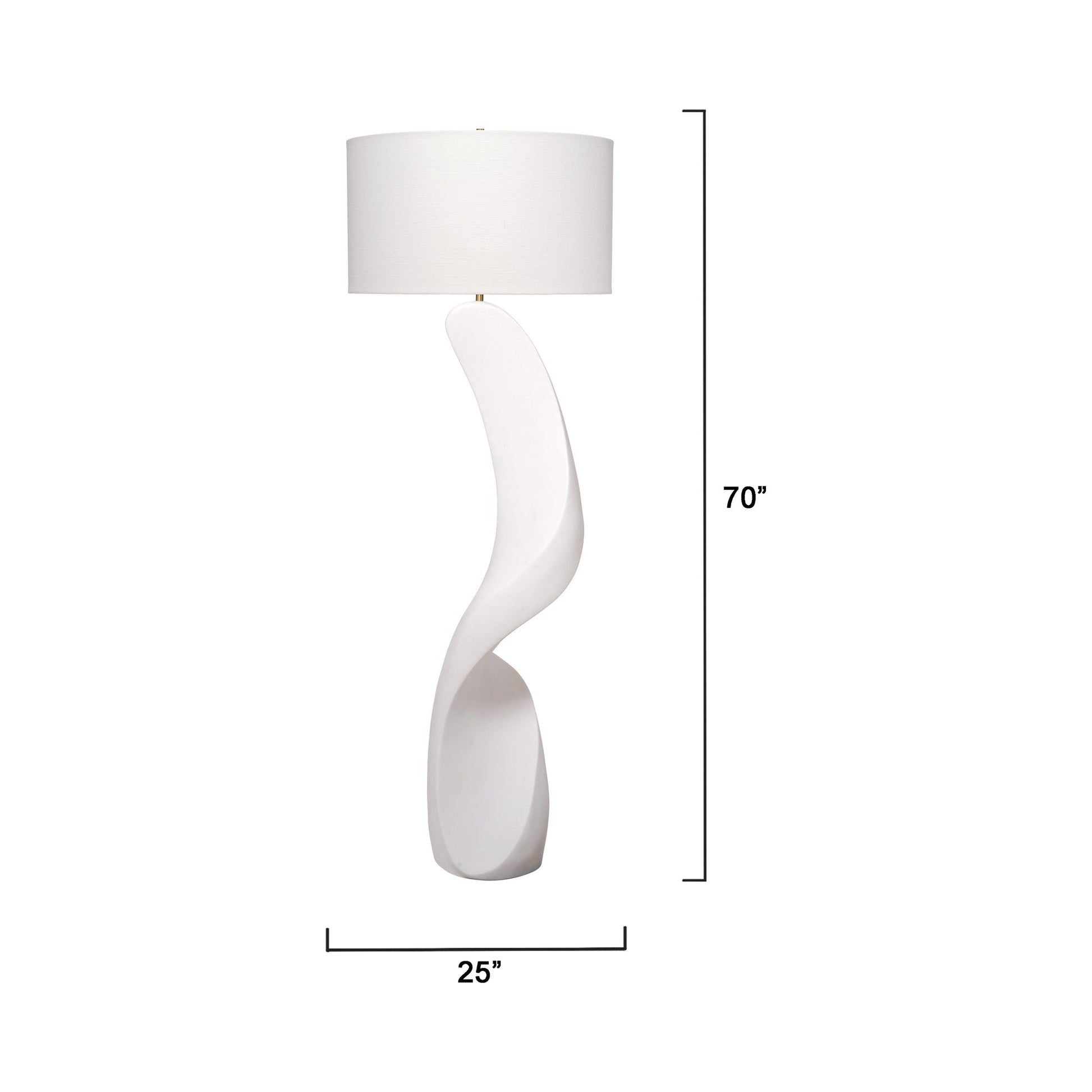 Cobra Floor Lamp - line drawing.