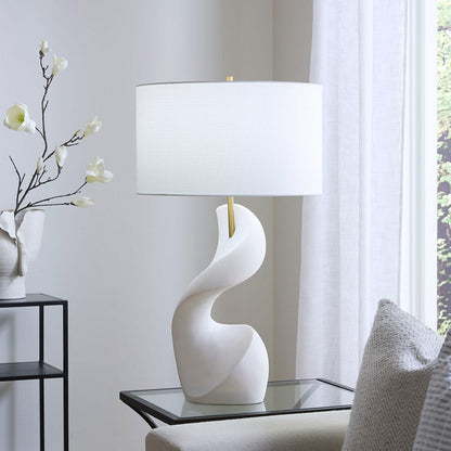 Cobra Table Lamp in living room.