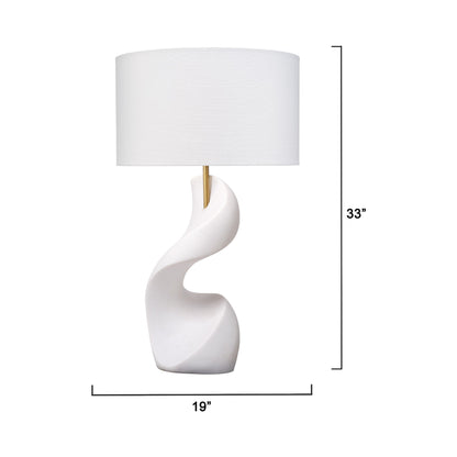Cobra Table Lamp - line drawing.