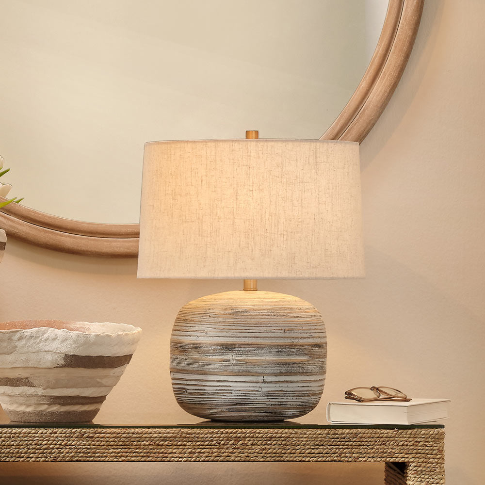 Cocoon Table Lamp in Detail.