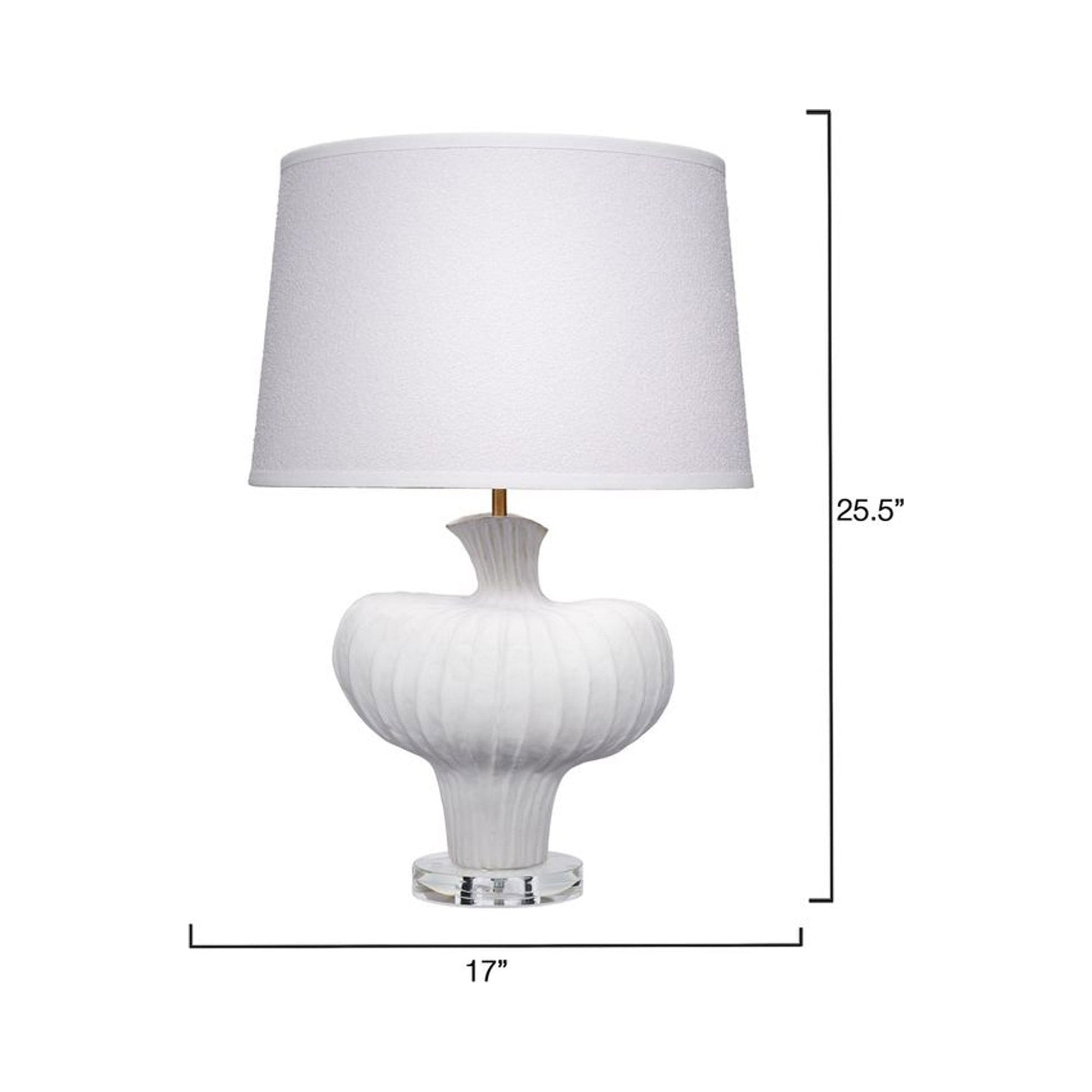Colette Table Lamp - line drawing.