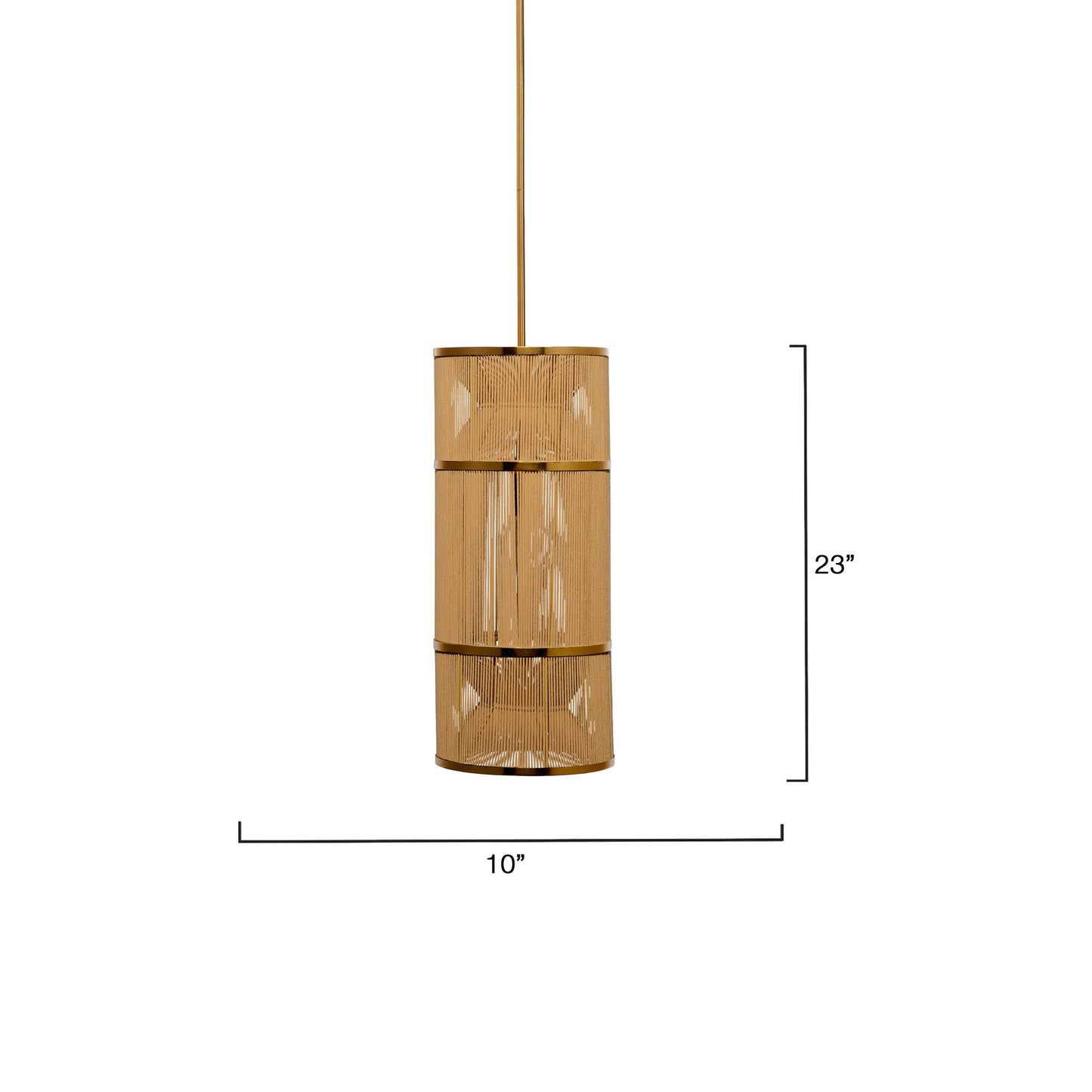 Congruent Pendant Light - line drawing.