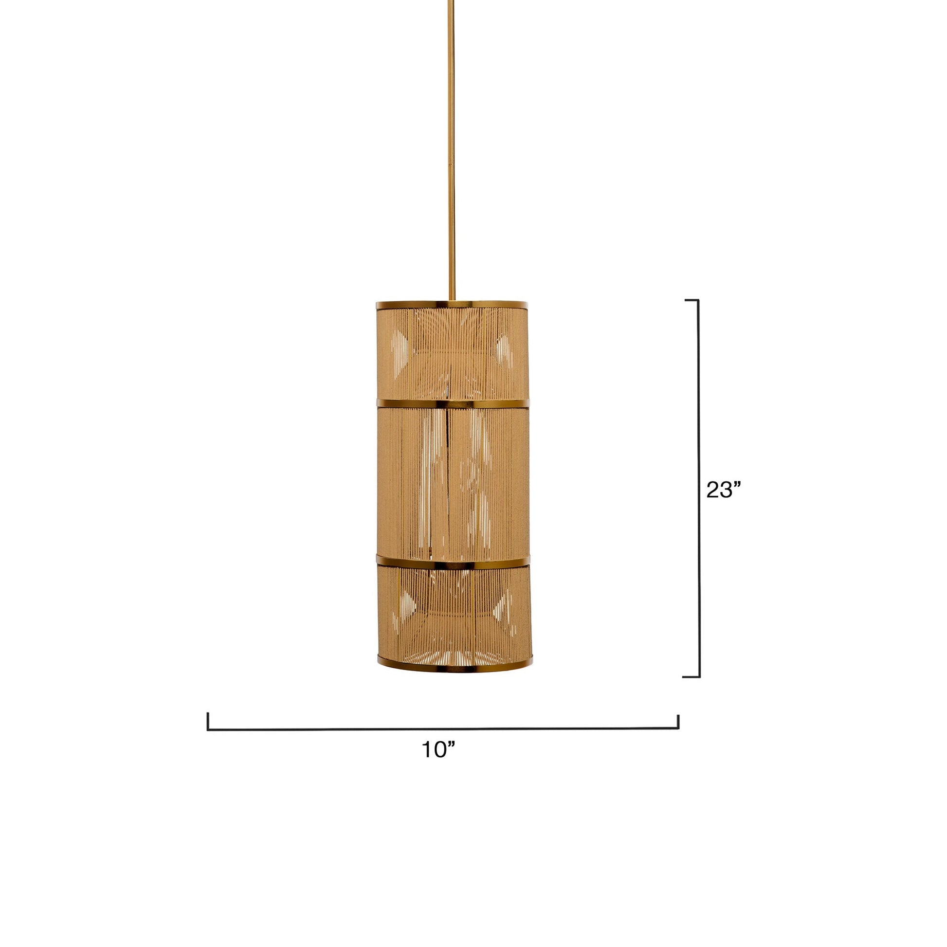 Congruent Pendant Light - line drawing.