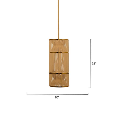 Congruent Pendant Light - line drawing.