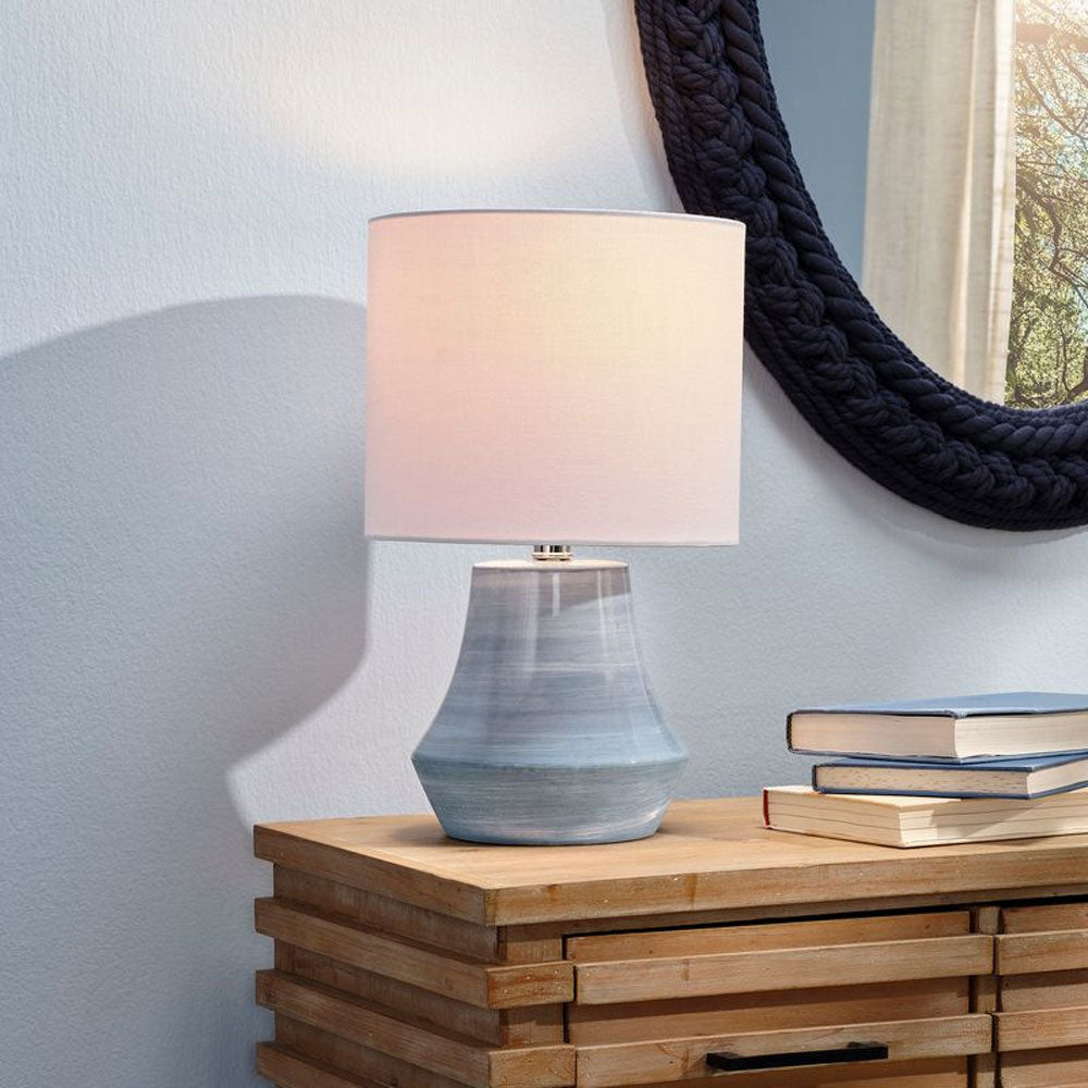Cottage Table Lamp in living room.