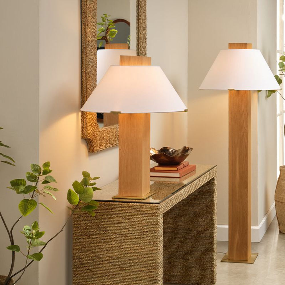 Craftsman Table Lamp in living room.