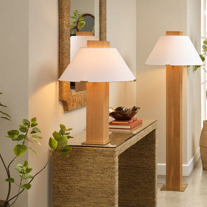 Craftsman Table Lamp in living room.