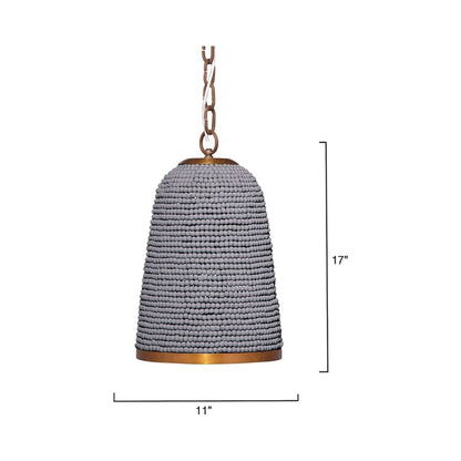 Creekside Pendant Light - line drawing.