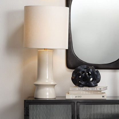 Crest Table Lamp in living room.
