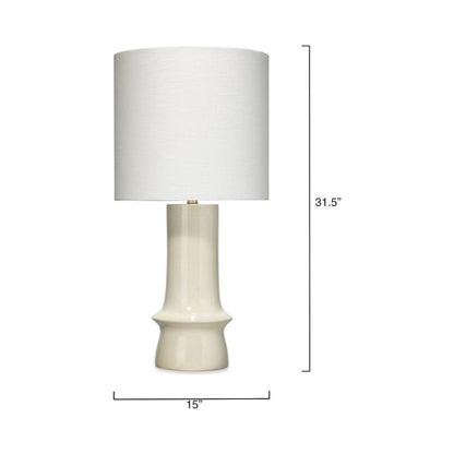 Crest Table Lamp - line drawing.