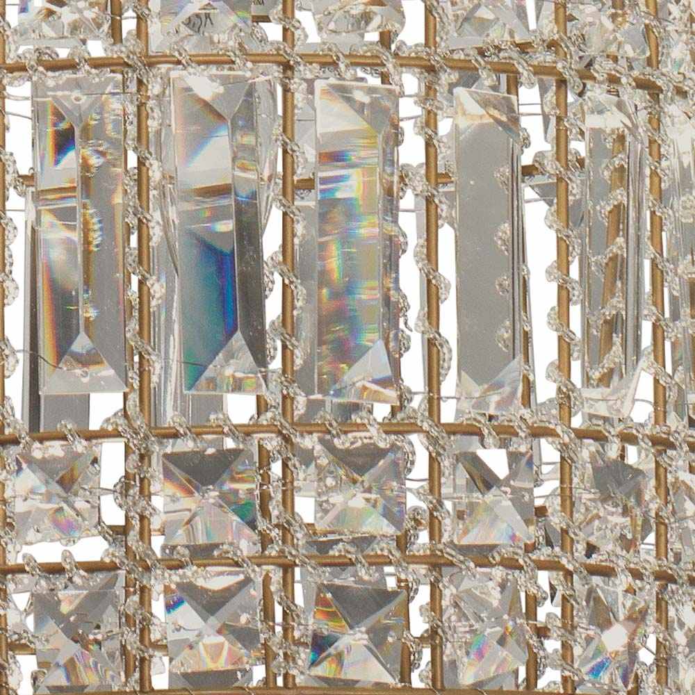 Crystal Chandelier Detail.