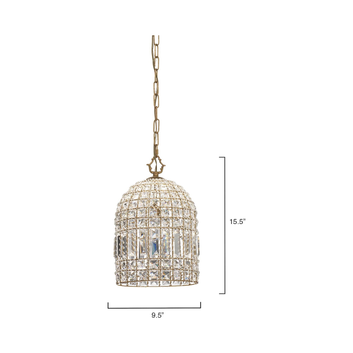 Crystal Chandelier - line drawing.