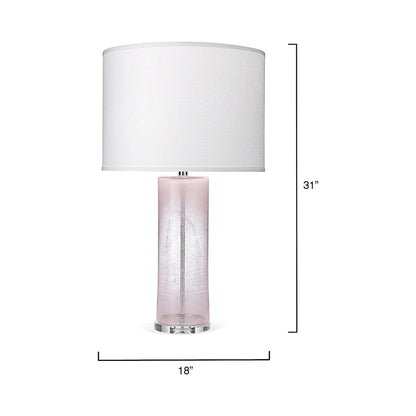 Dahlia Table Lamp - line drawing.