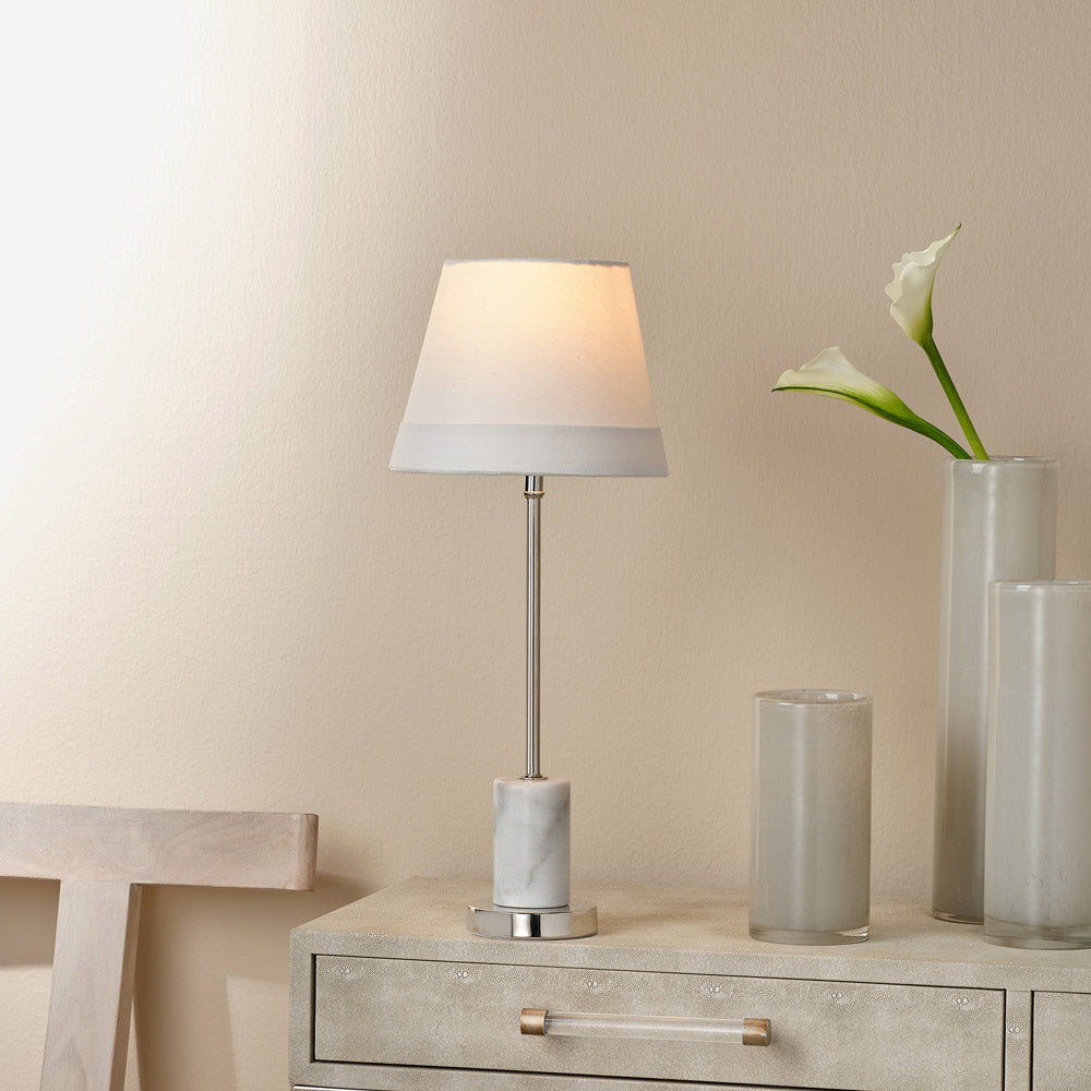 Darcey Table Lamp in living room.