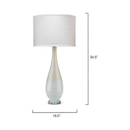 Dewdrop Table Lamp - line drawing.