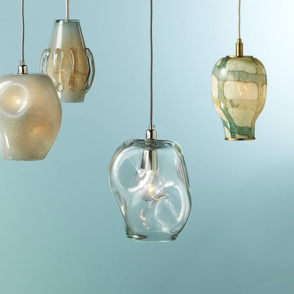 Dimpled Pendant Light in Detail.