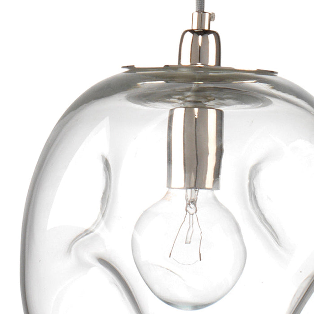 Dimpled Pendant Light in Detail.