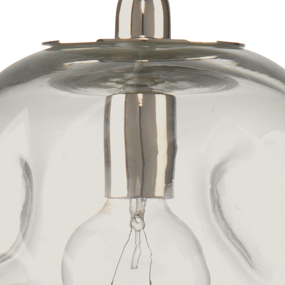 Dimpled Pendant Light in Detail.