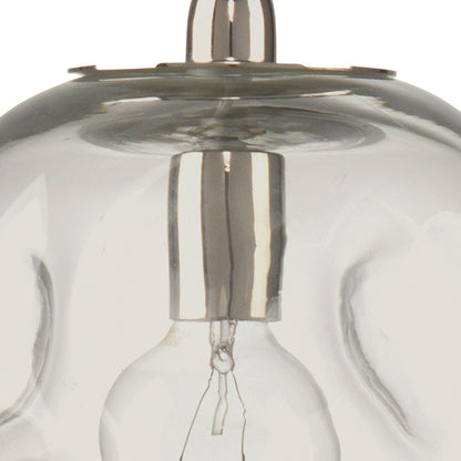 Dimpled Pendant Light in Detail.