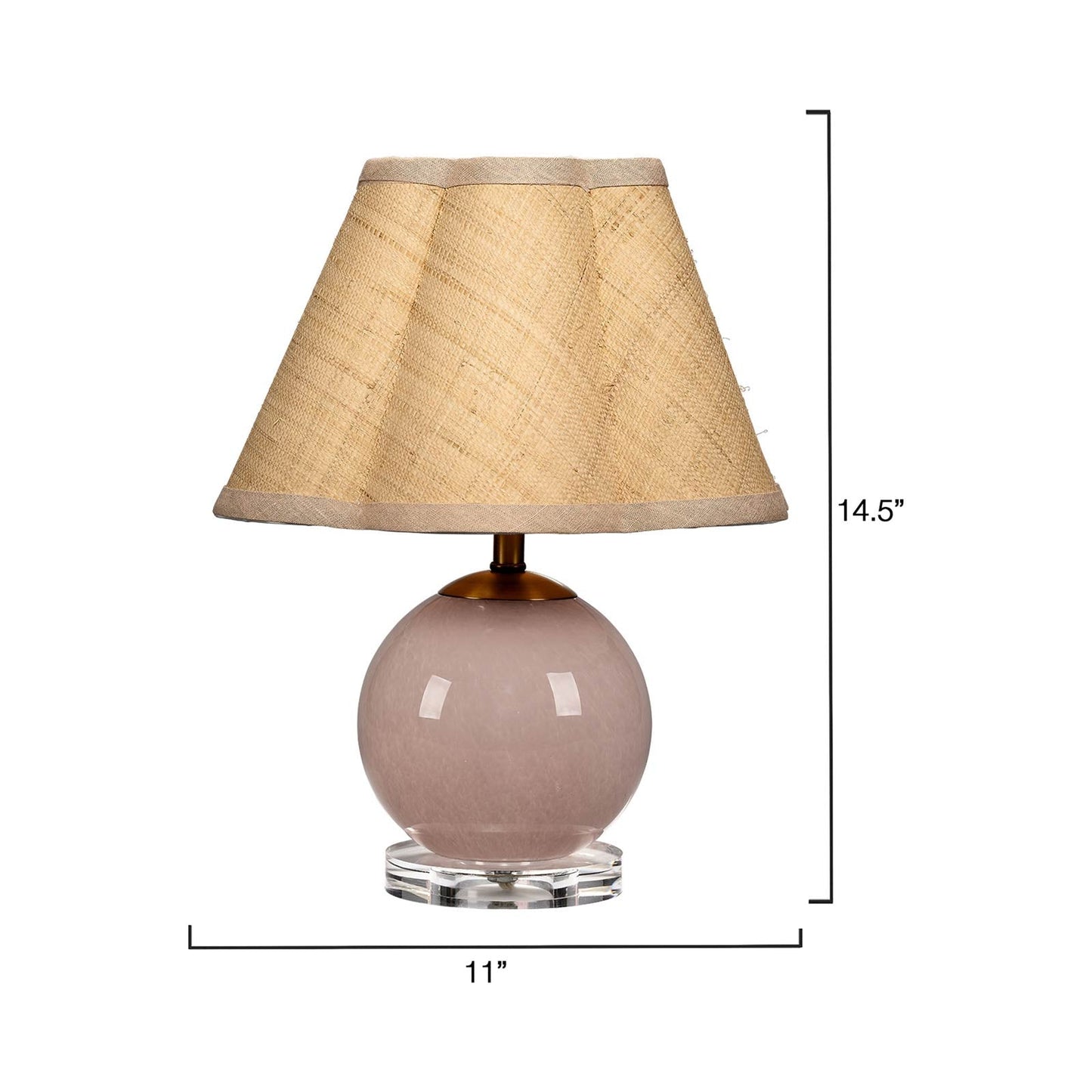 Dottie Table Lamp - line drawing.